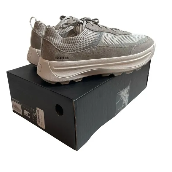 Sorel Ona 503 Knit Low Top Sneakers Moonstone Dove Womens 10.5 NEW