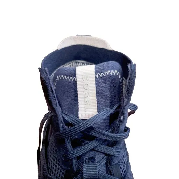 Sorel ONA 503 Knit Mid Sneakers Blue Women's Size 8.5