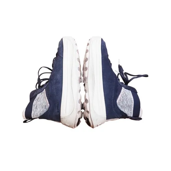 Sorel ONA 503 Knit Mid Sneakers Blue Women's Size 8.5