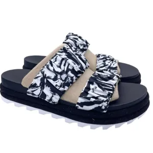 Sorel roaming two strap platform slide sandals women Size 9.5
