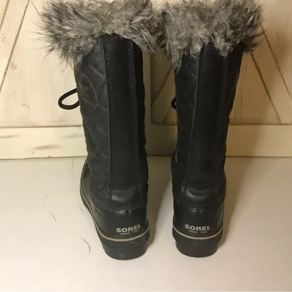 SOREL Tofino II Waterproof Boots Black stone size 7