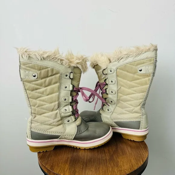 Sorel Tofino II WP youth unisex waterproof boots lourel leaf stone green 4