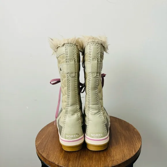 Sorel Tofino II WP youth unisex waterproof boots lourel leaf stone green 4
