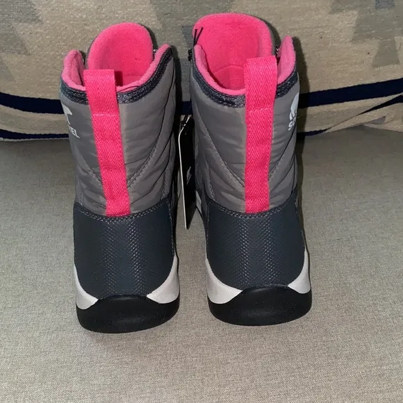 Sorel whitney II winter sport boots gray/pink NEW