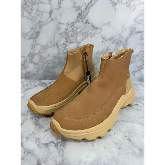 Sorel Women's Boots sz 9 Kinetic Breakthru Acadia Waterproof Suede NEW #K944