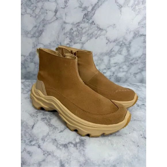 Sorel Women's Boots sz 9 Kinetic Breakthru Acadia Waterproof Suede NEW #K944