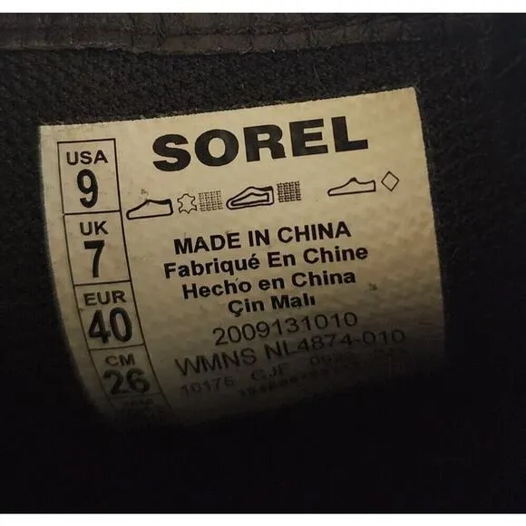 Sorel Women's  Hi-Line Heel Chelsea Boots Size 9