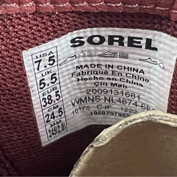 Sorel Women's Hi-Line Heel Chelsea Boots US7.5 Spice, Tawny Buff $190