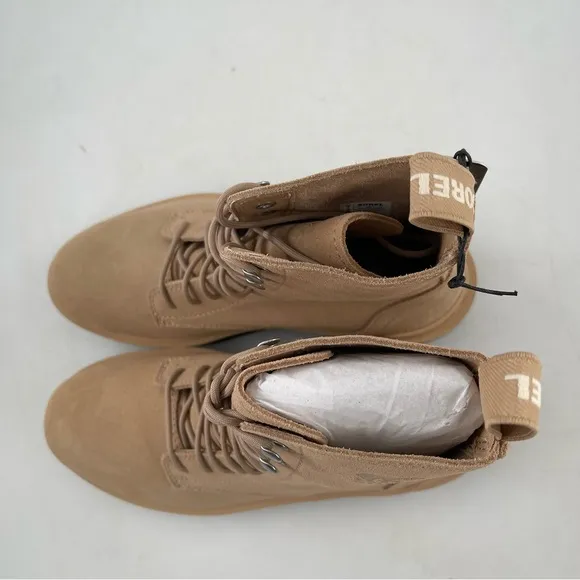 Sorel Women’s Hi-Line Lace - SZ 7 - Tawny Buff Waterproof Boots
