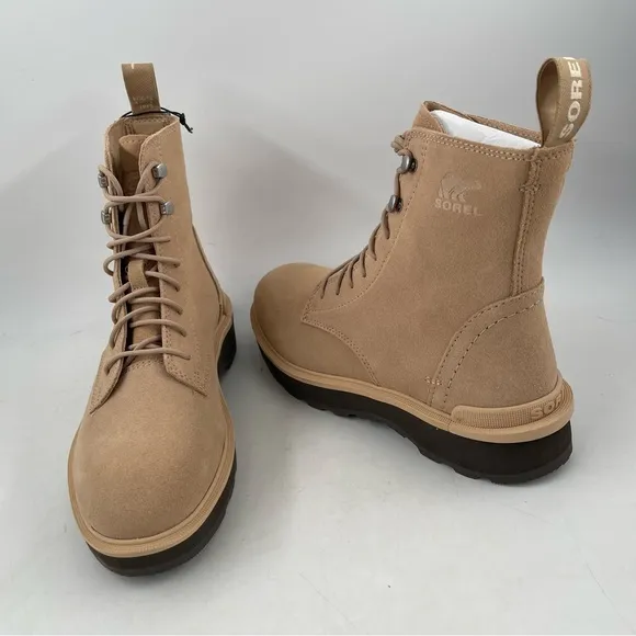 Sorel Women’s Hi-Line Lace - SZ 7 - Tawny Buff Waterproof Boots