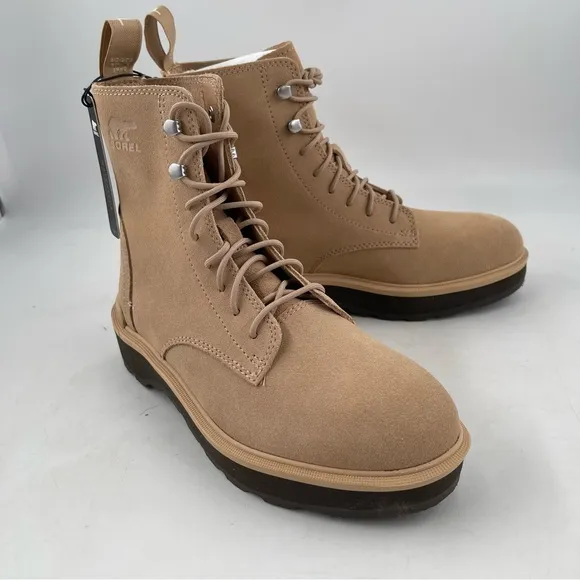 Sorel Women’s Hi-Line Lace - SZ 7 - Tawny Buff Waterproof Boots