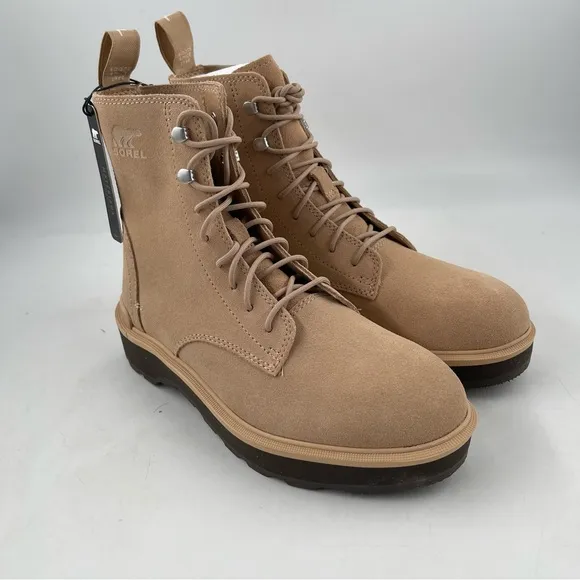Sorel Women’s Hi-Line Lace - SZ 7 - Tawny Buff Waterproof Boots
