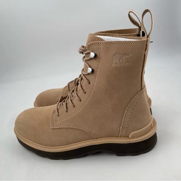 Sorel Women’s Hi-Line Lace - SZ 7 - Tawny Buff Waterproof Boots