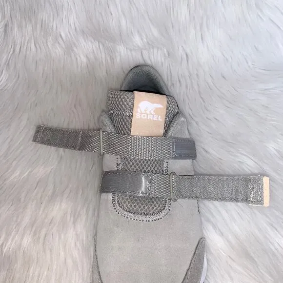 SOREL Women's Kinetic Lite Strap Sneakers NL3520 Gray