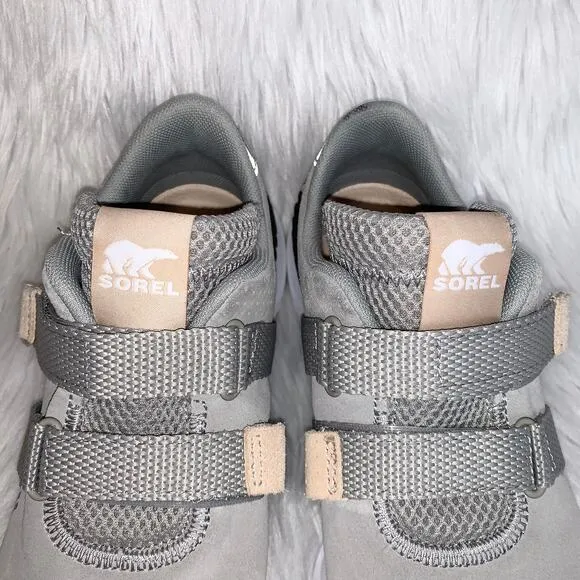 SOREL Women's Kinetic Lite Strap Sneakers NL3520 Gray