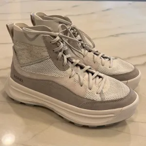 Sorel Women's Ona 503 Knit Mid Sneakers Size 8 Gray