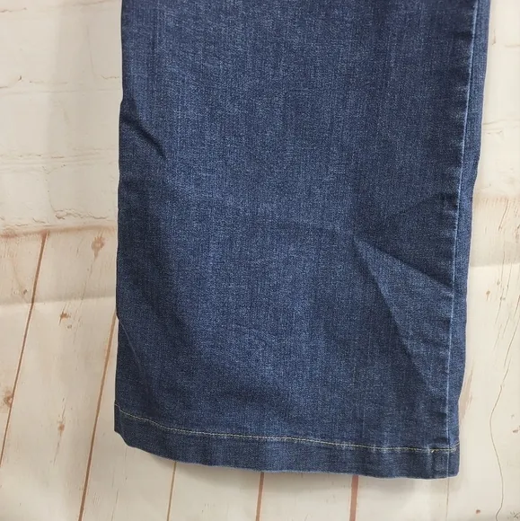 Spanx Pull On High Rise Flare Shapewear Jeans Midnight Shade Blue 3X Petite