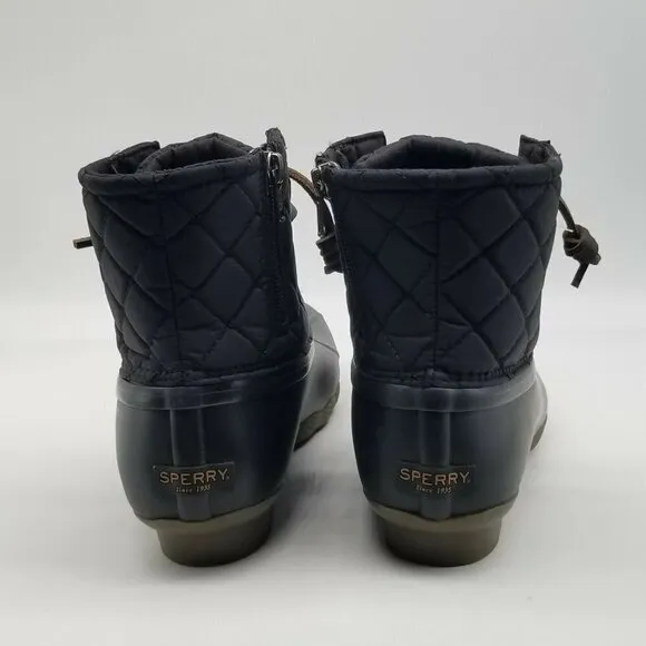 Sperry Girls Duck Saltwater Boots Size 5M