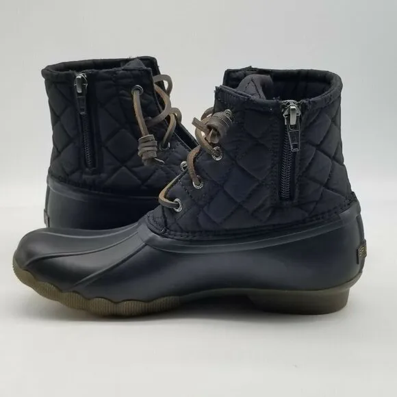 Sperry Girls Duck Saltwater Boots Size 5M