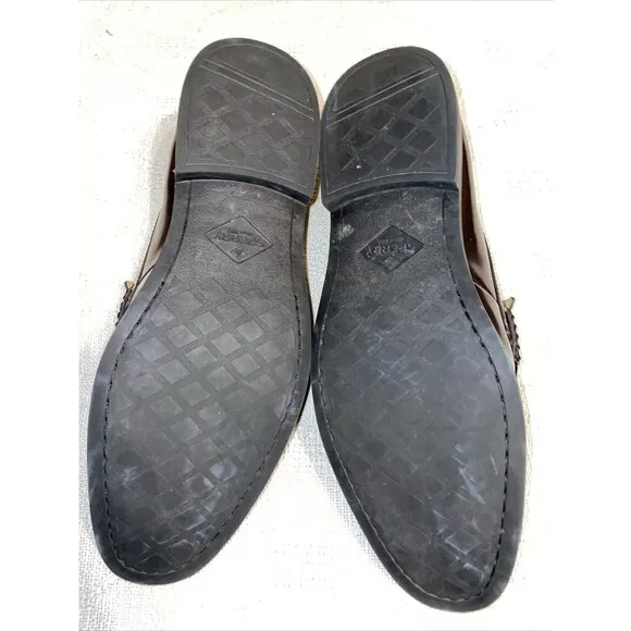 Sperry Gold Cup Men’s Penny Loafers Size 11.5 W Brown Leather Business Formal