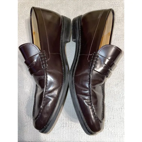 Sperry Gold Cup Men’s Penny Loafers Size 11.5 W Brown Leather Business Formal