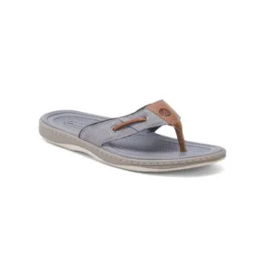 SPERRY Grey Men's Baitfish Thong Toe Sandals