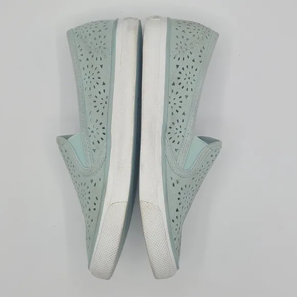 Sperry Seaside Perforated Baby Blue Sneakers