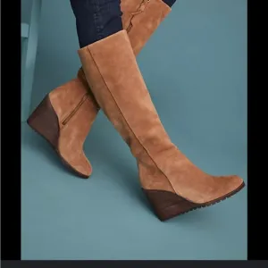 Splendid Cleveland Tall Boots, from Anthropology. Brown Suede.