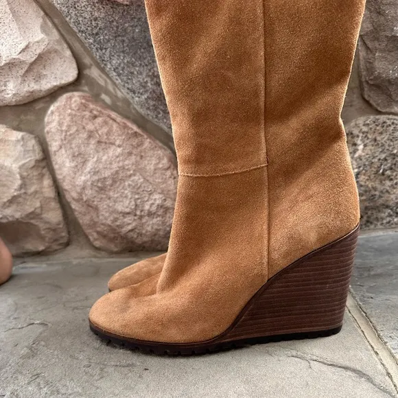 Splendid Cleveland Tall Boots, from Anthropology. Brown Suede.