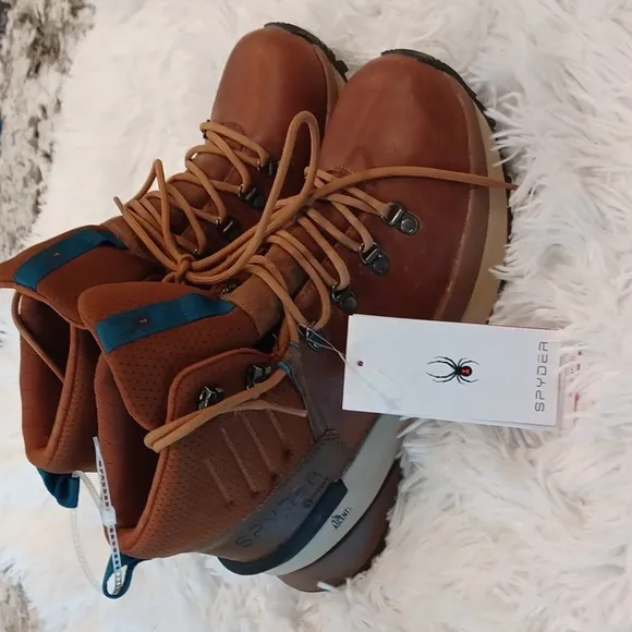 Spyder Hayes 2 Men's Hiking Boots, Carmel Waterproof Technology NEW SZ 8.5