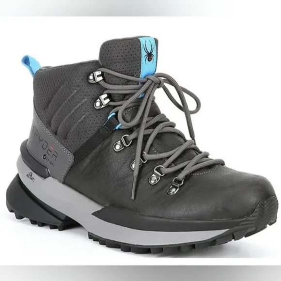 Spyder Hayes 2 Men's Hiking Boots, Dark Grey Waterproof Technology NEW W/O BOX