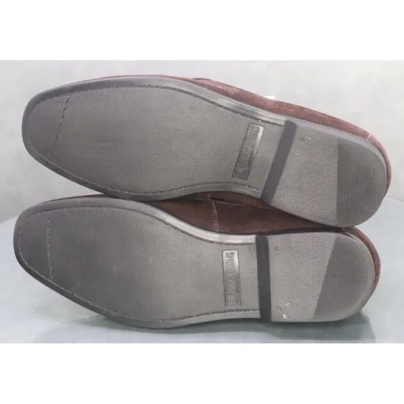 Stacy Adams $120 Men's Horsebit Loafers Slip Ons Casual Shoes Size 8 M Suede