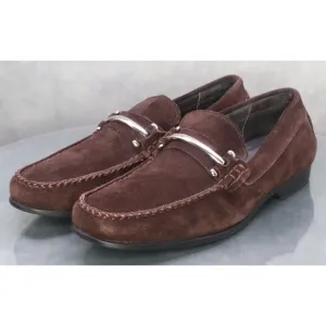 Stacy Adams $120 Men's Horsebit Loafers Slip Ons Casual Shoes Size 8 M Suede