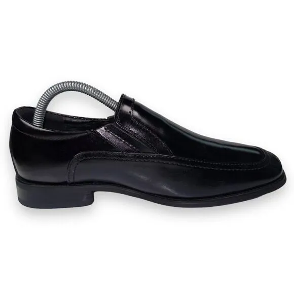Stacy Adams Felton Square Toe Dress Loafers Black 20113-001 Men's 8M