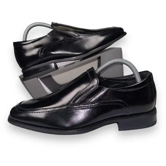 Stacy Adams Felton Square Toe Dress Loafers Black 20113-001 Men's 8M