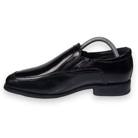 Stacy Adams Felton Square Toe Dress Loafers Black 20113-001 Men's 8M
