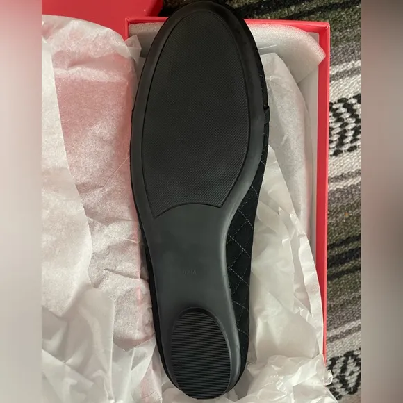 STACY QUILETED SUEDE BALLET FLAT VANELI