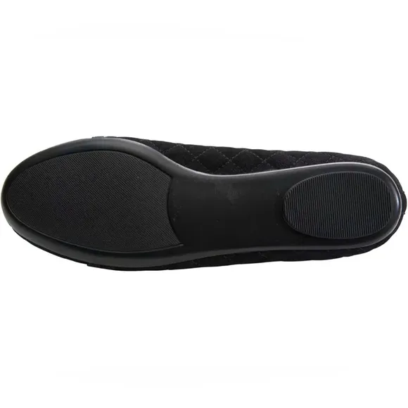 STACY QUILETED SUEDE BALLET FLAT VANELI
