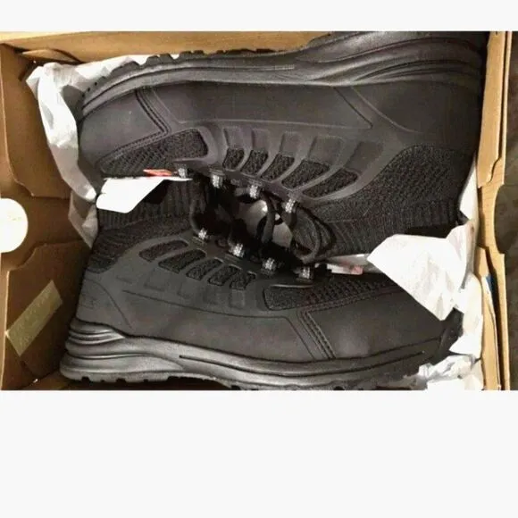 Steel Toe Boots . Size: 10 . Slip Resistant . Breathable Knit . Comfort Insole