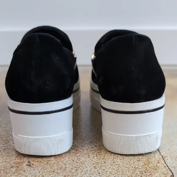 Stella McCartney | Binx Velvet Platform Loafers