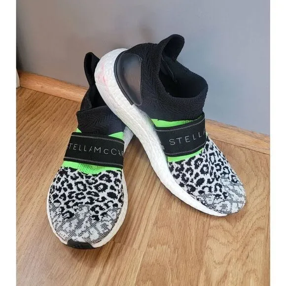 Stella McCartney UltraBoost X3D  Knit' Leopard Print Sneakers 6