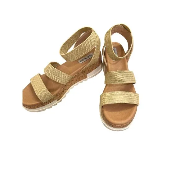 STEVE MADDEN Bandi Flatform Sandals Size 11 - Excellent Condition
