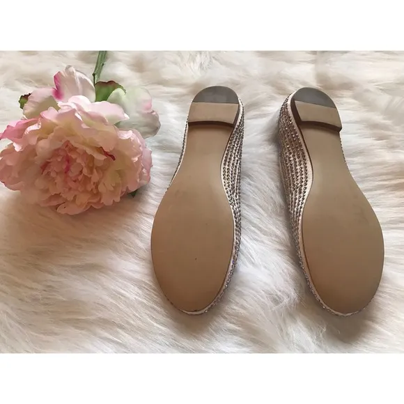 STEVE MADDEN I-DREEMY RHINESTONE BALLET FLATS