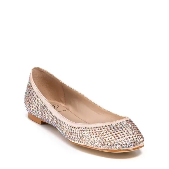 STEVE MADDEN I-DREEMY RHINESTONE BALLET FLATS
