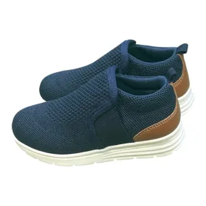 Steve Madden Kids Tkeni Navy Slip-on Sneakers Size 9. New with Box