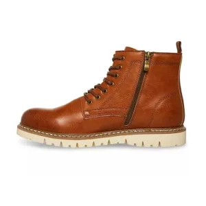 Steve Madden Men's Cognac Lightweight Lace-Up Bowery Chukka Ankle Boots NEW/NWT!