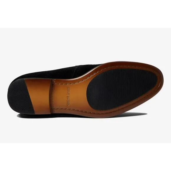 Steve Madden Men's Crescent Velvet Penny Loafer, Size 11