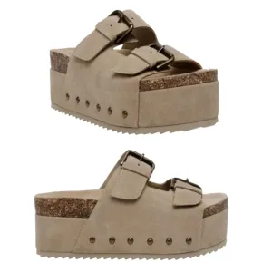 Steve Madden Women's Kali Taupe Sandals NWOT