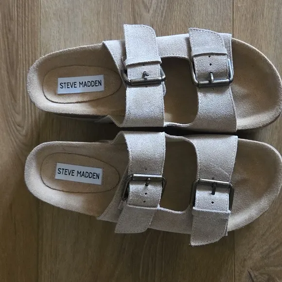 Steve Madden Women's Kali Taupe Sandals NWOT