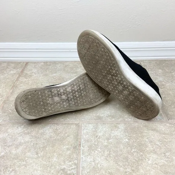 Steve Madden Beale Knit Slip-On Black Sneakers